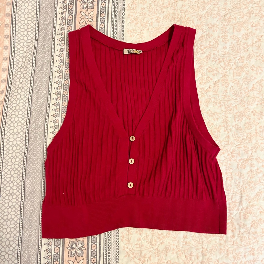 Free people sweater vest tank